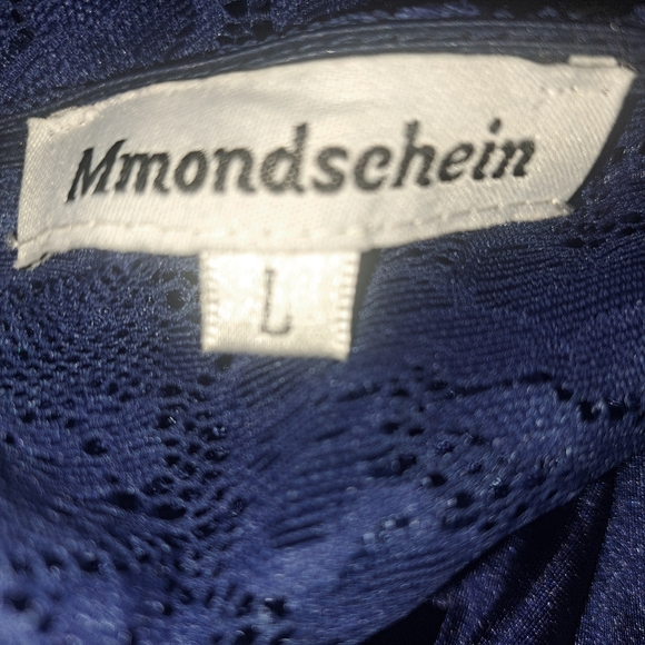 Blue Satin dress NWOT - Picture 11 of 11